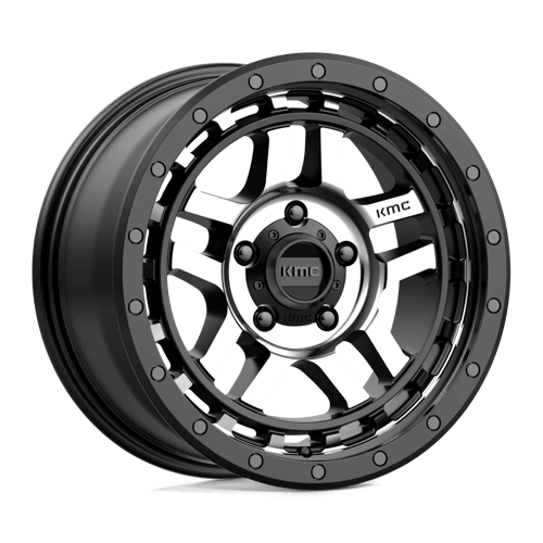 KMC KM540 RECON - Satin Black Machined alloy wheel