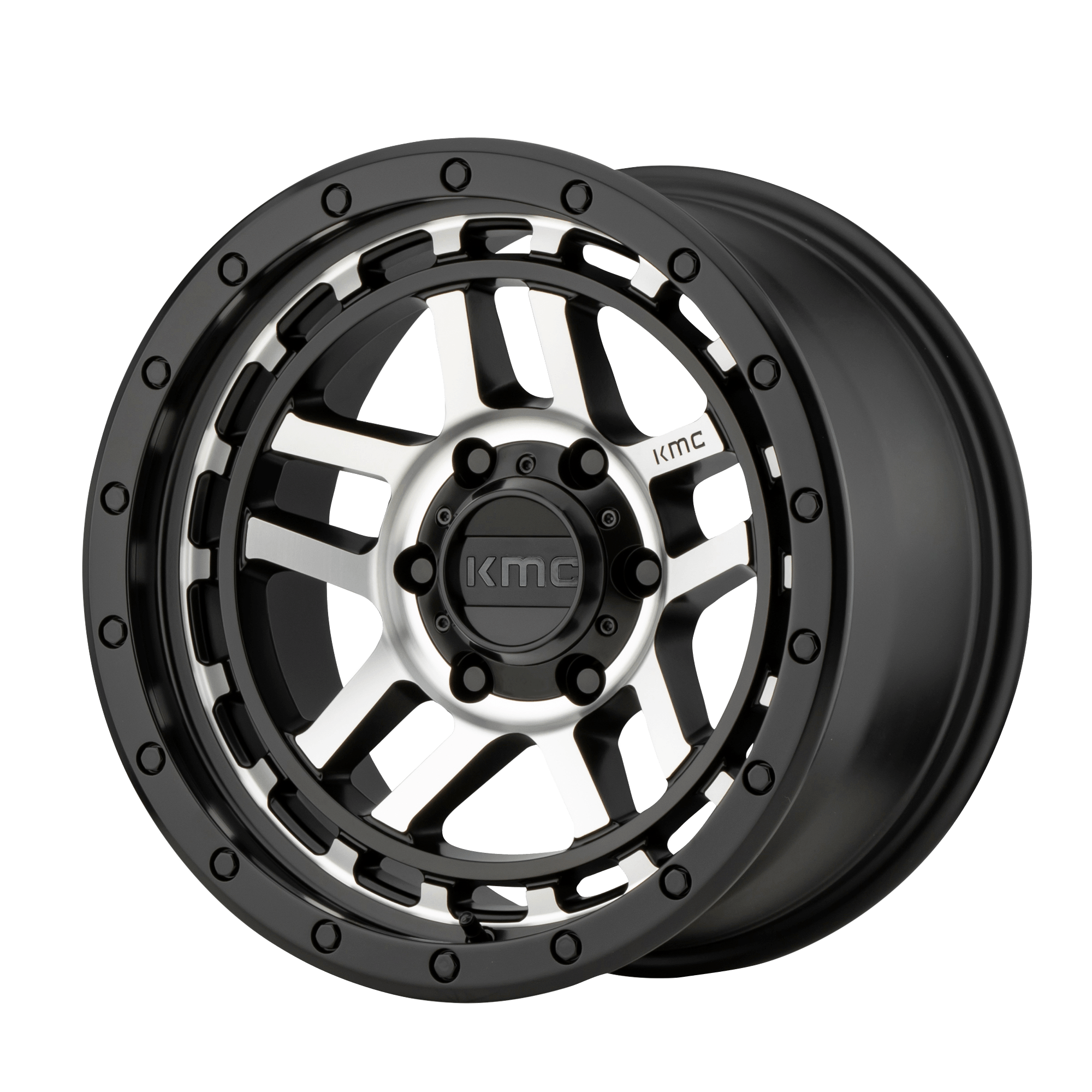 KMC KM540 RECON Satin Black Machined Alloy Wheels