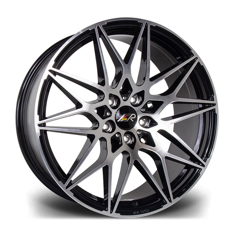 LMR TORIA Black Polished Alloy Wheels
