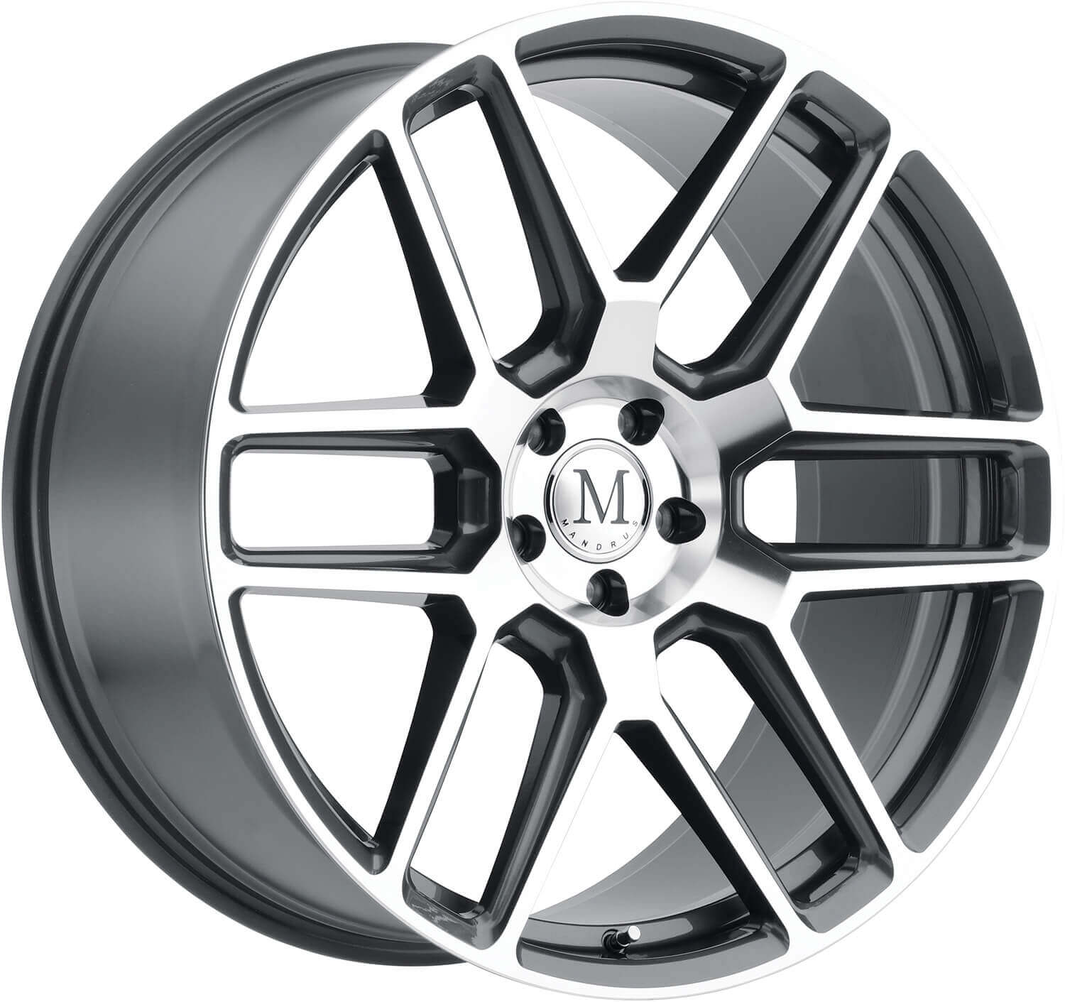MANDRUS OTTO - Gunmetal W/mirror Cut Face alloy wheel