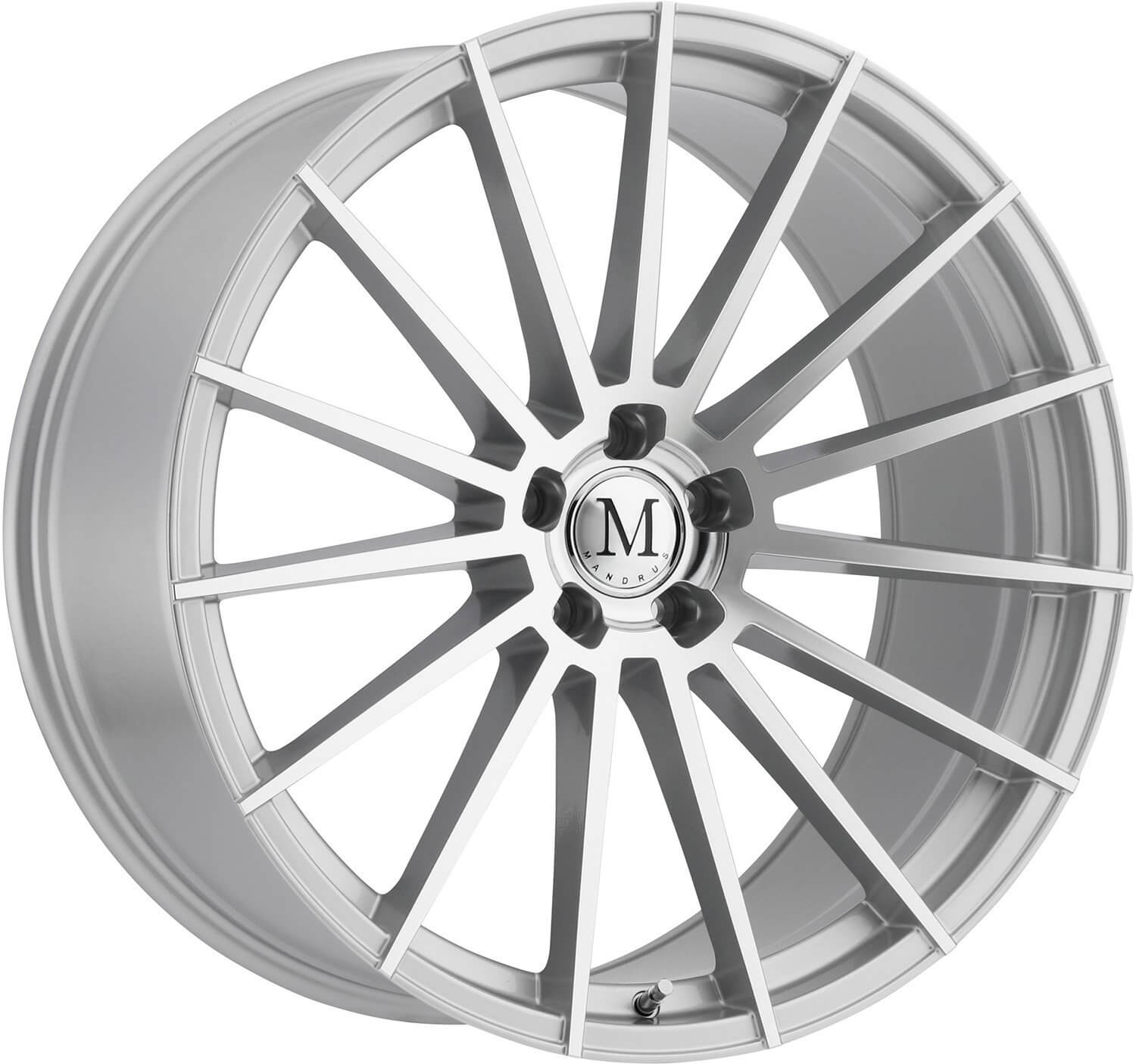 MANDRUS STIRLING - Silver W/mirror Cut Face alloy wheel