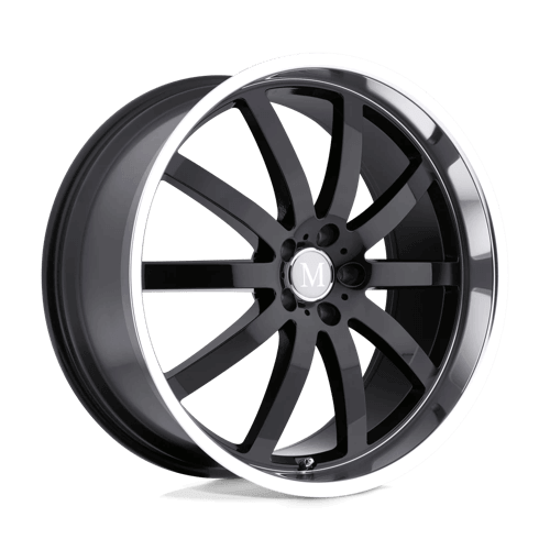 MANDRUS WILHELM - Gloss Black W/ Mirror Cut Lip alloy wheel
