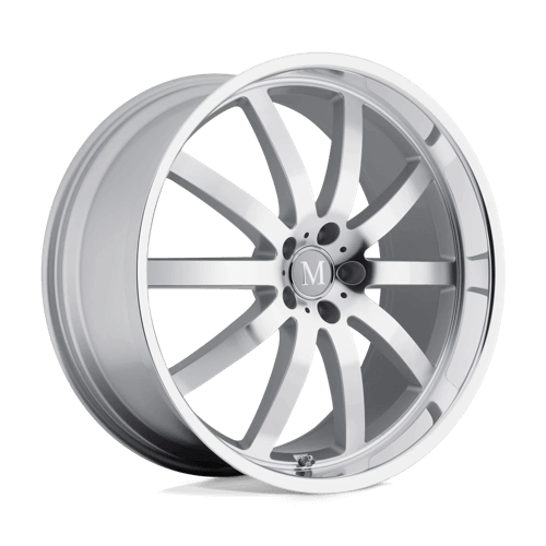 MANDRUS WILHELM - Silver W/ Mirror Cut Face & Lip alloy wheel