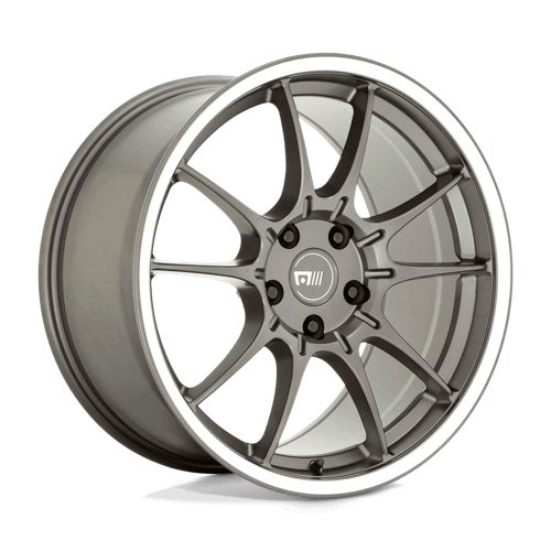 Motegi MR152 SS5 - Gunmetal W/ Machined Lip alloy wheel