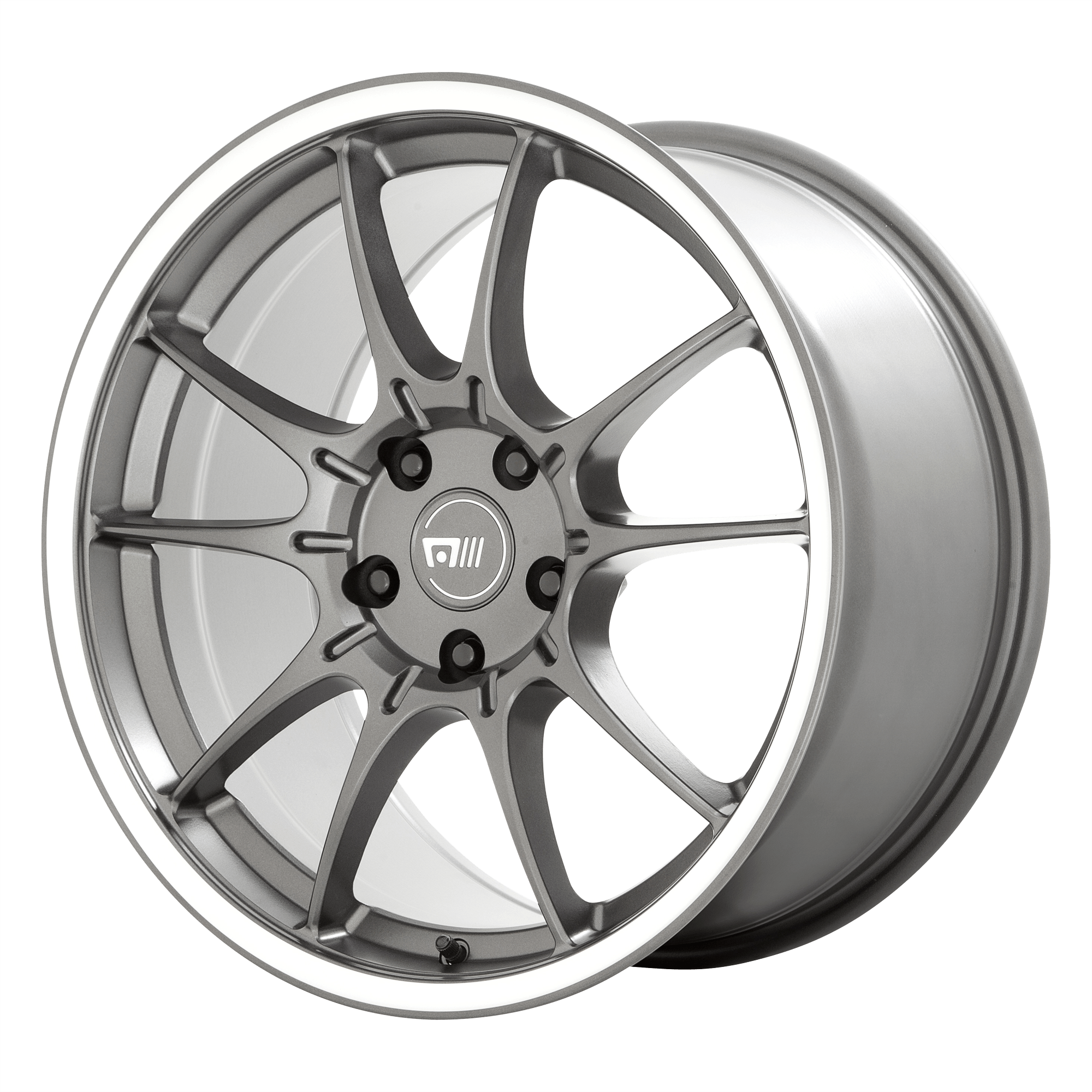 Motegi MR152 SS5 Gunmetal W/ Machined Lip Motegi