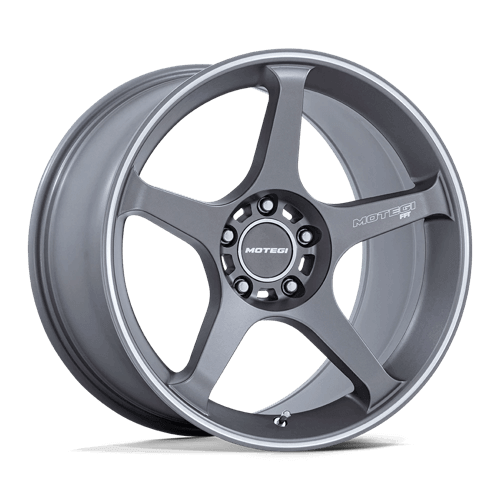 Motegi MR159 BATTLE V - Gunzilla W/ Machined Lip Stripe alloy wheel