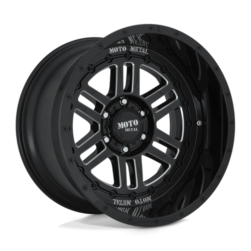 Moto Metal MO800 DEEP SIX - Gloss Black Milled alloy wheel