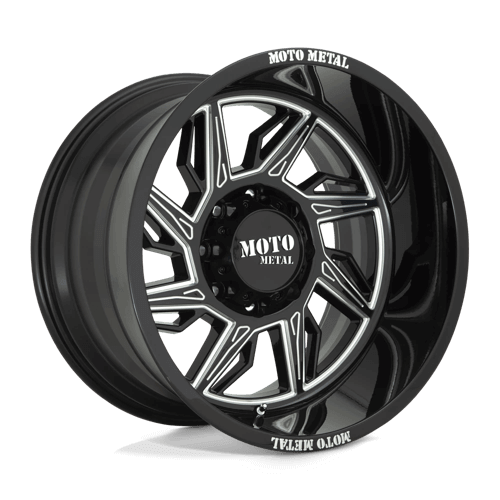 Moto Metal MO997 HURRICANE - Gloss Black Milled - Left Directional alloy wheel
