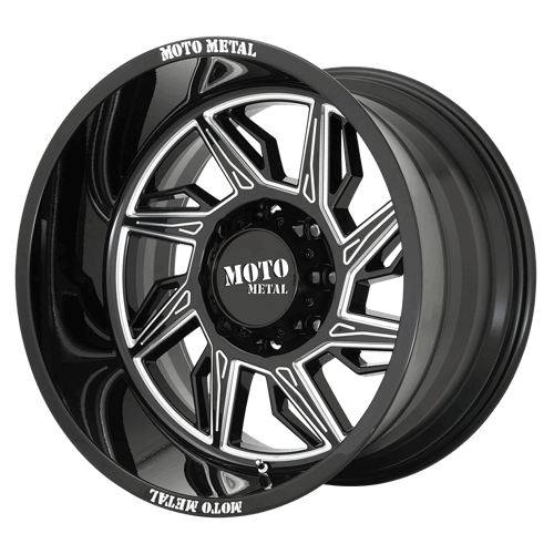 Moto Metal MO997 HURRICANE - Gloss Black Milled - Right Directional alloy wheel