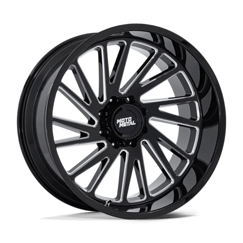Moto Metal MO811 COMBAT - Gloss Black Milled alloy wheel