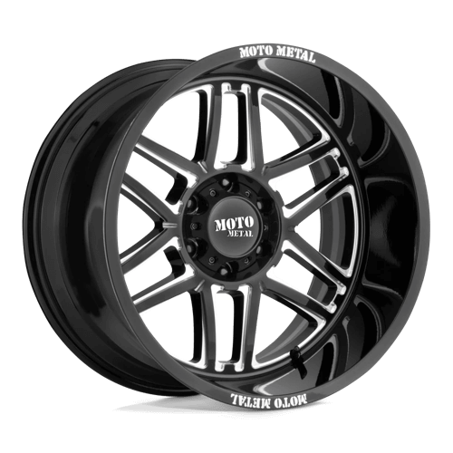Moto Metal MO992 FOLSOM - Gloss Black Milled alloy wheel