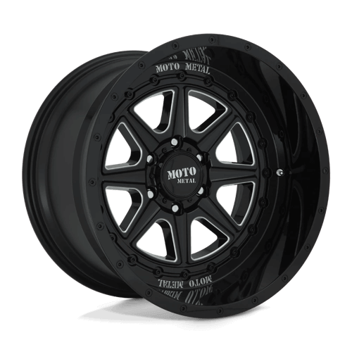 Moto Metal MO801 PHANTOM - Gloss Black Milled alloy wheel