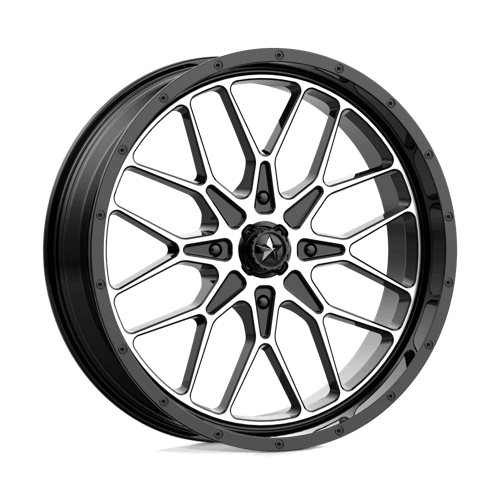 MSA Offroad Wheels M45 PORTAL - Gloss Black Machined alloy wheel