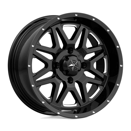 MSA Offroad Wheels M26 VIBE - Gloss Black Milled alloy wheel