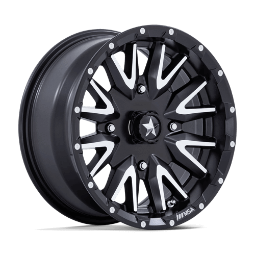 MSA Offroad Wheels M49 CREED - Matte Black Machined alloy wheel