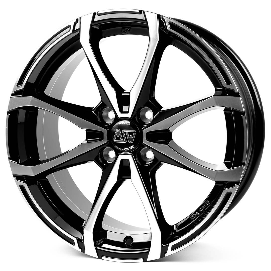 MSW 86 - Black Full Polished (gbfp) alloy wheel