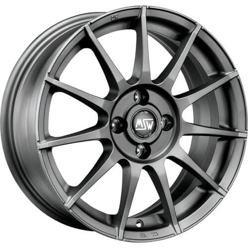 MSW 85 - Matt Gun Metal alloy wheel