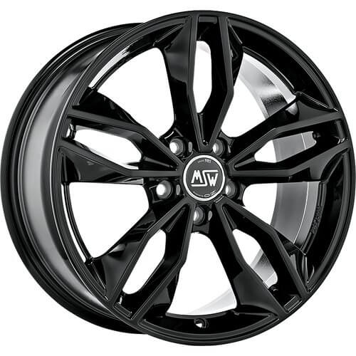 MSW 71 - Gloss Black alloy wheel