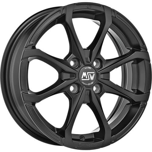 MSW X4 - Matt Black alloy wheel