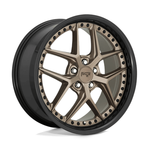 Niche 1PC M227 VICE - Matte Bronze Black Bead Ring alloy wheel