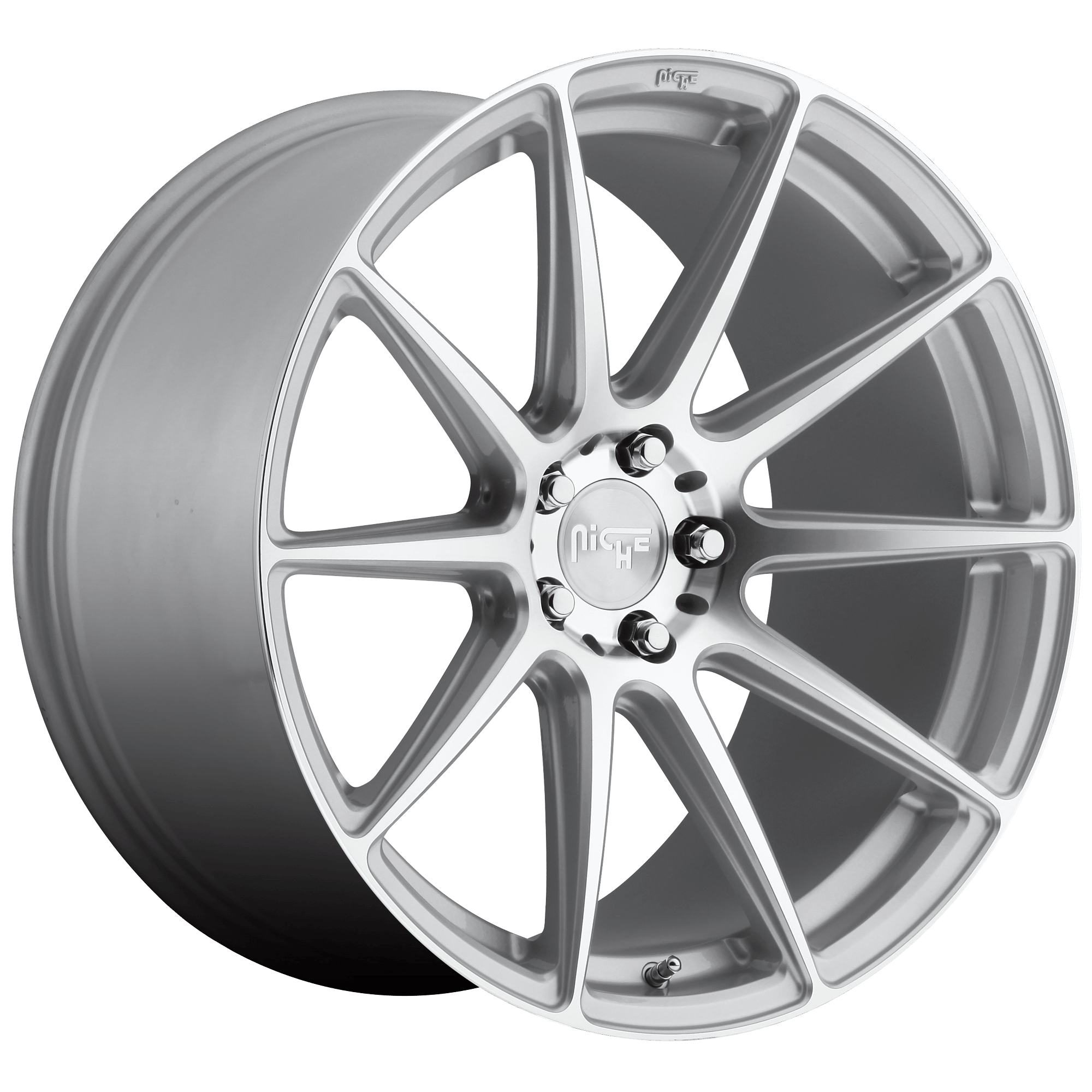 Niche 1PC M146 ESSEN (Gloss Silver Machined) 10.00×20.00