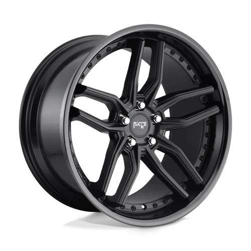 Niche 1PC M194 METHOS - Gloss Black Matte Black alloy wheel