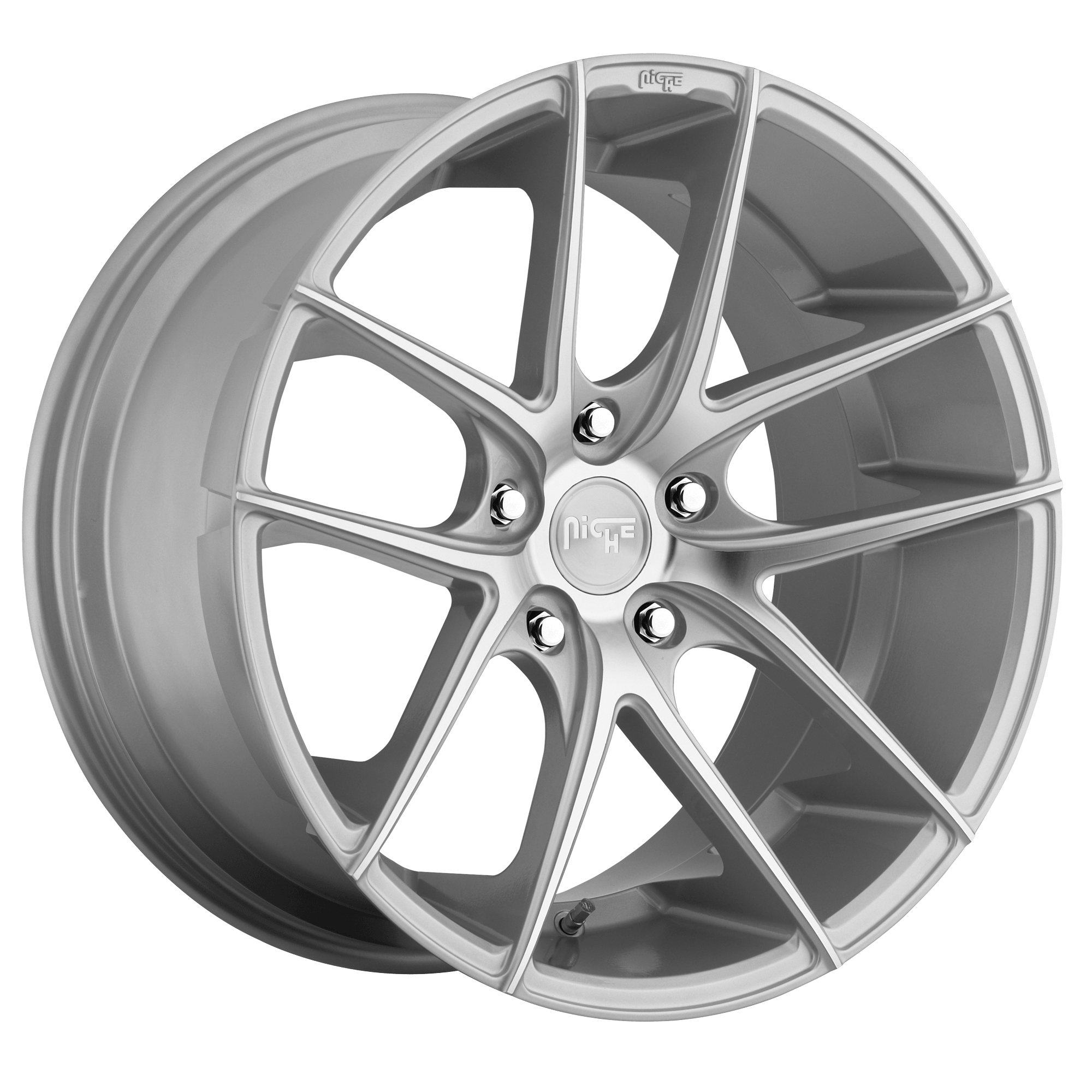 Niche 1PC M131 TARGA Gloss Silver Machined Niche