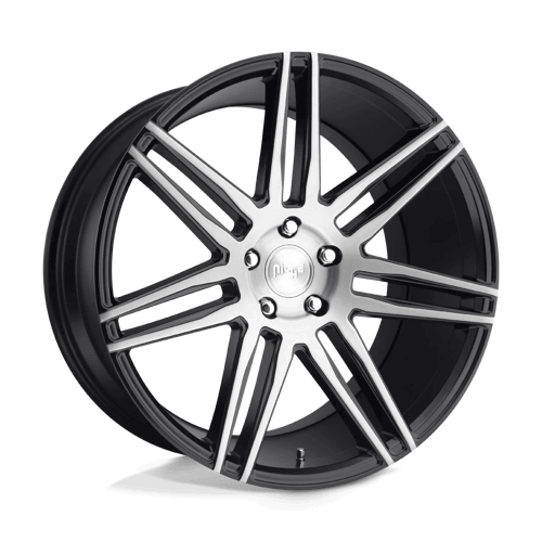 Niche 1PC M178 TRENTO - Gloss Black Brushed alloy wheel