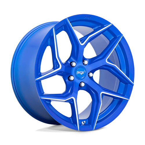 Niche 1PC M268 TORSION - Anodized Blue Milled alloy wheel