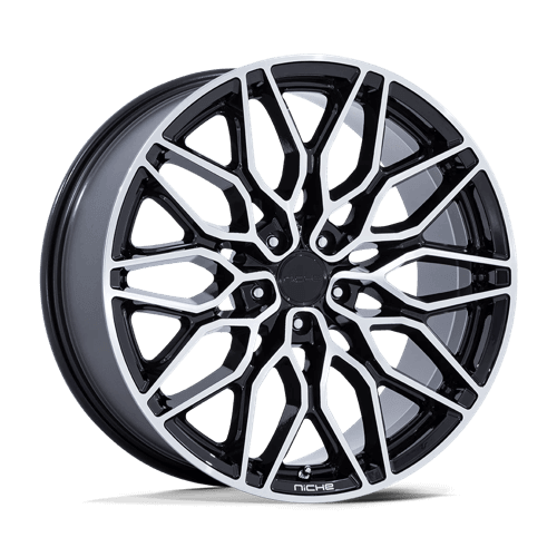 Niche 1PC NC277 CALABRIA 5 - Gloss Black Machined alloy wheel