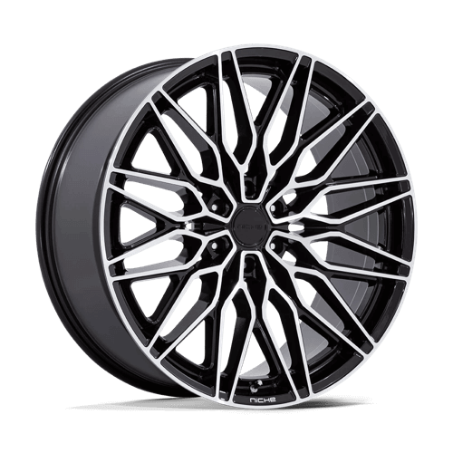 Niche 1PC NC278 CALABRIA 6 - Gloss Black W/ Machined alloy wheel