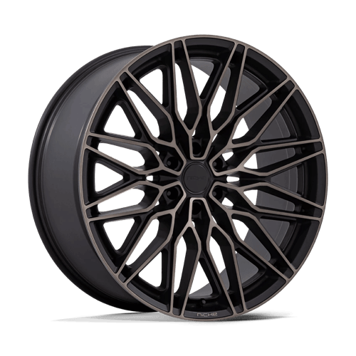 Niche 1PC NC278 CALABRIA 6 Matte Black Machined Dark Tint Niche