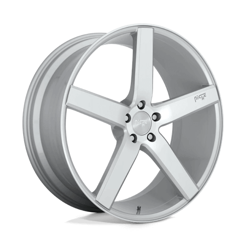 Niche M135 MILAN - Gloss Silver Machined alloy wheel