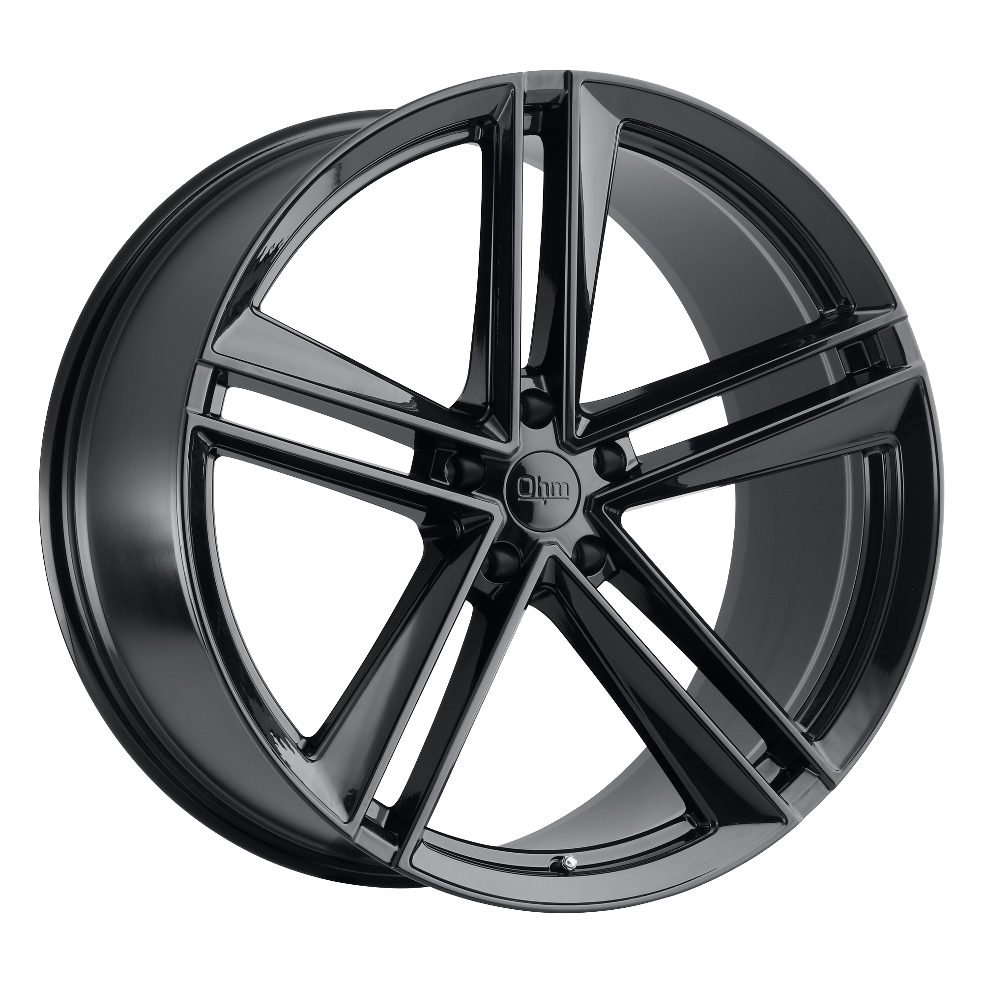 OHM LIGHTNING Gloss Black Alloy Wheels