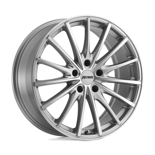 PETROL P3A - Silver W/ Machined Cut Face alloy wheel