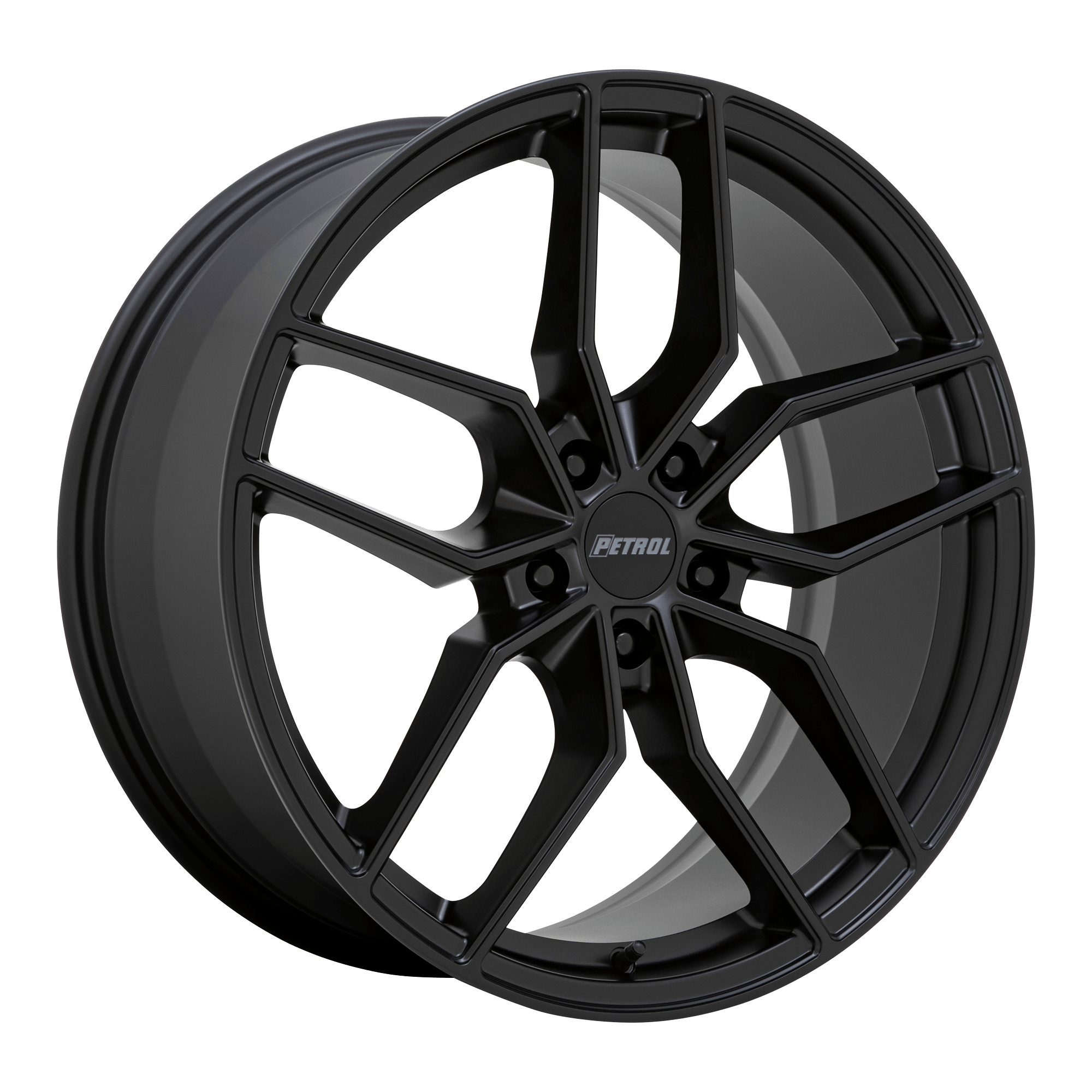 PETROL P5C Matte Black Alloy Wheels