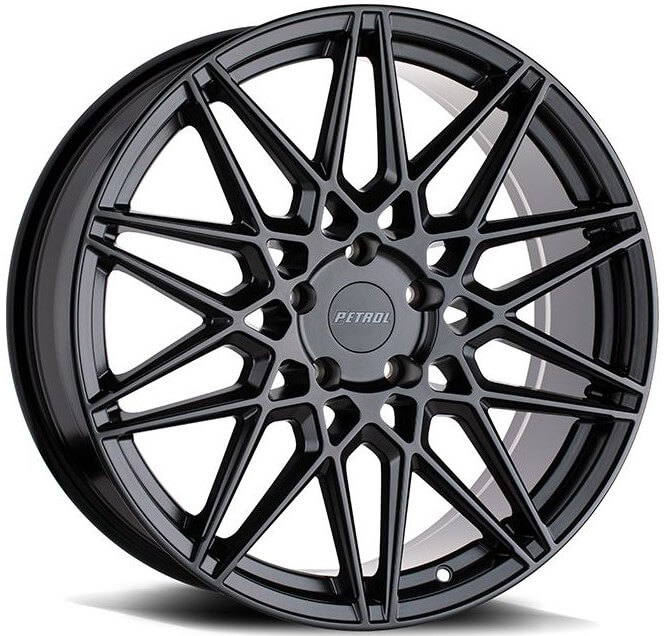 PETROL P3C - Semi Gloss Black alloy wheel