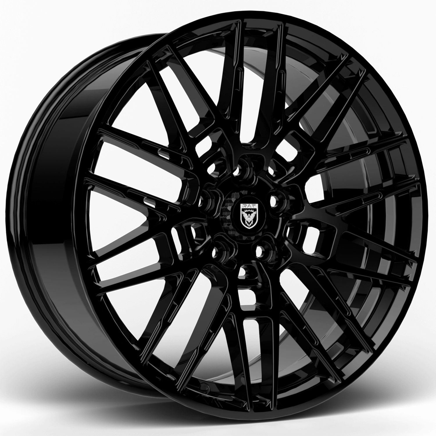 RAF 002 - Gloss Black alloy wheel