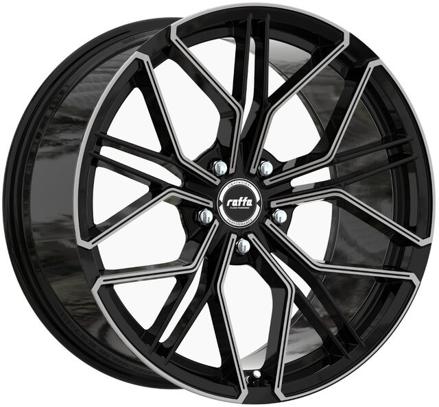 RAFFA RF-02 - Black Dark Mist alloy wheel