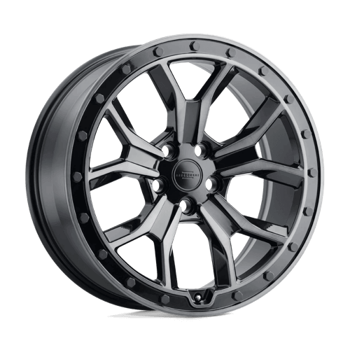 REDBOURNE MORLAND - Gloss Metallic W/ Black Brushed Tint Face alloy wheel