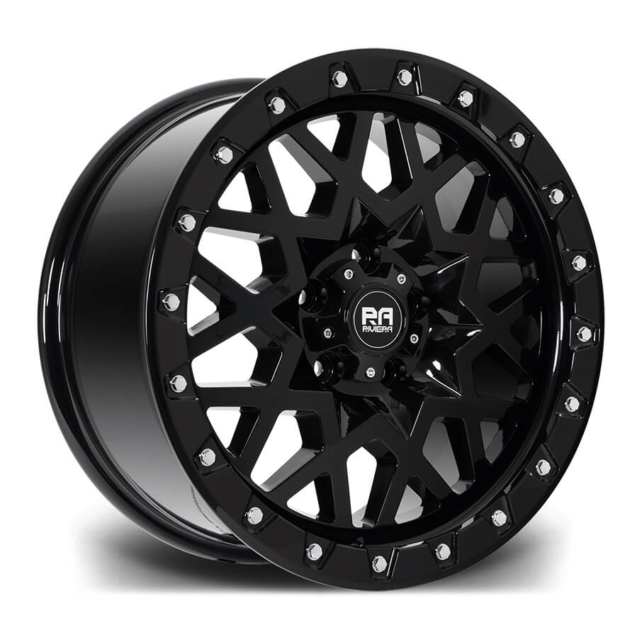 RIVIERA XTREME RXS1 - Black Chrome Rivets alloy wheel