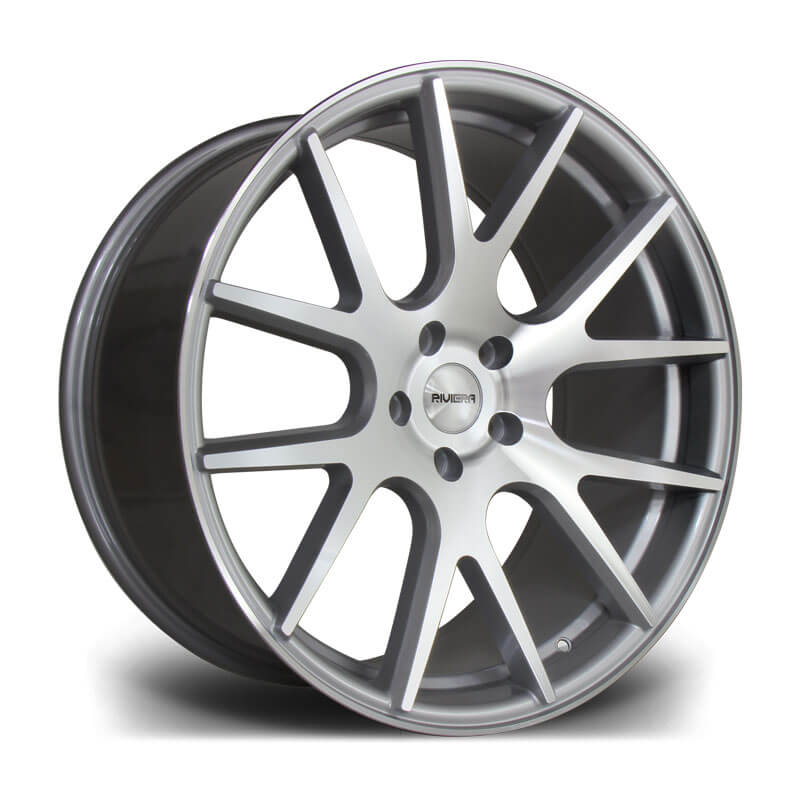 RIVIERA RV185 - Silver Polished alloy wheel