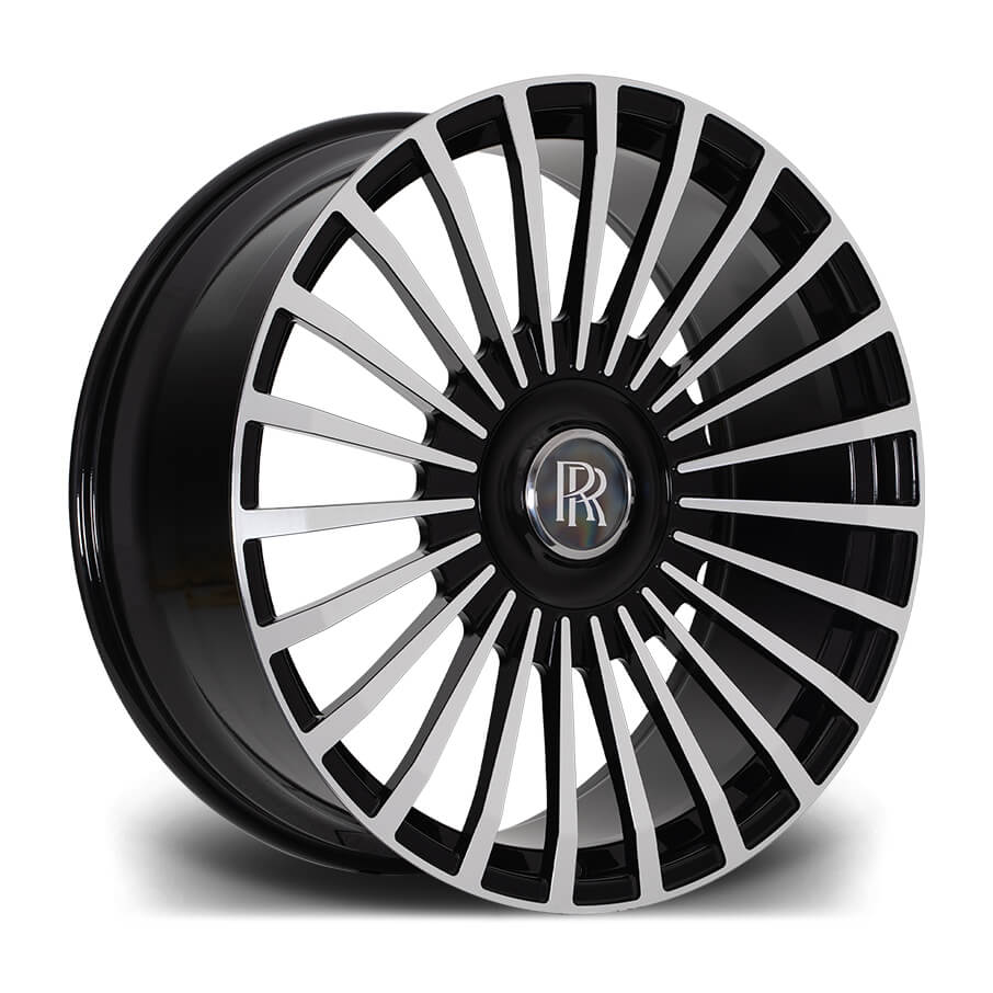 RIVIERA FG1 - Black Polished alloy wheel