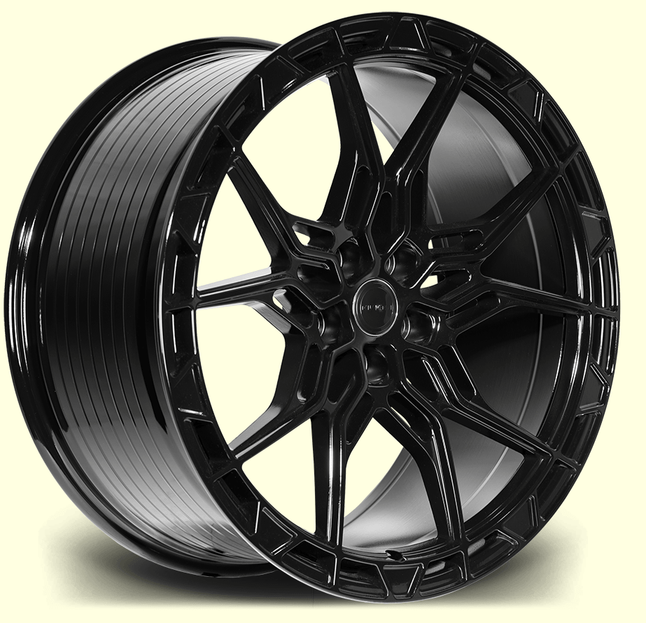 RIVIERA RF28 - Gloss Black alloy wheel