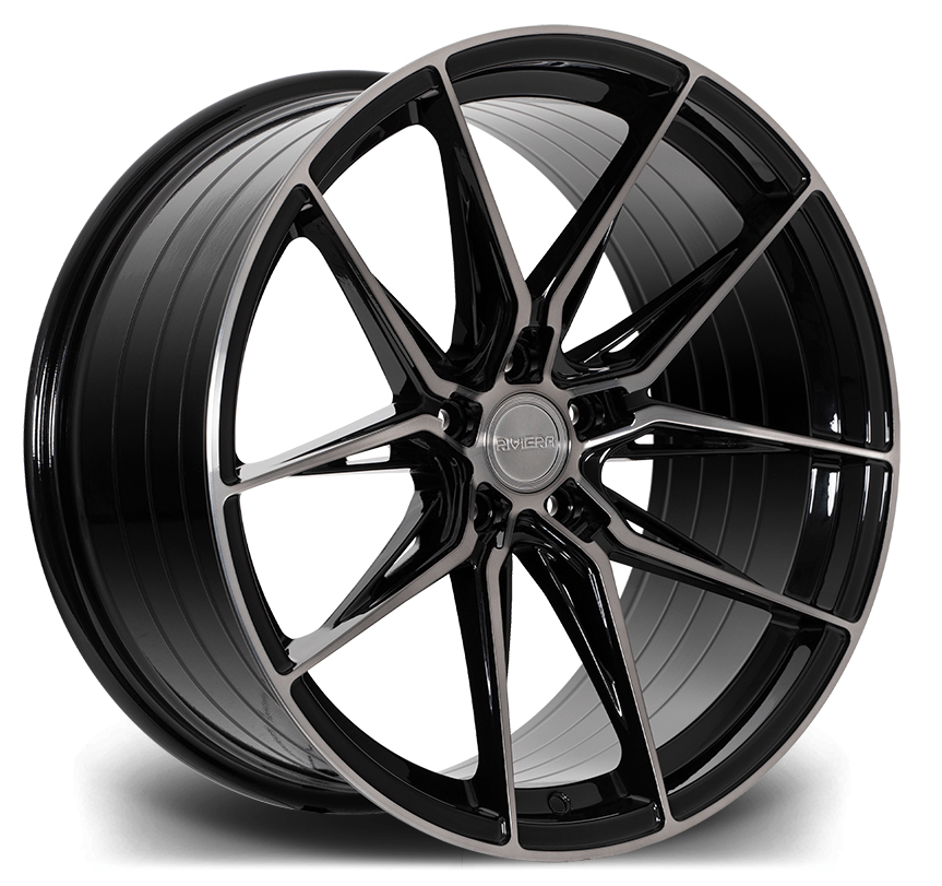 RIVIERA RF107 - Black Pol Dark Tint alloy wheel