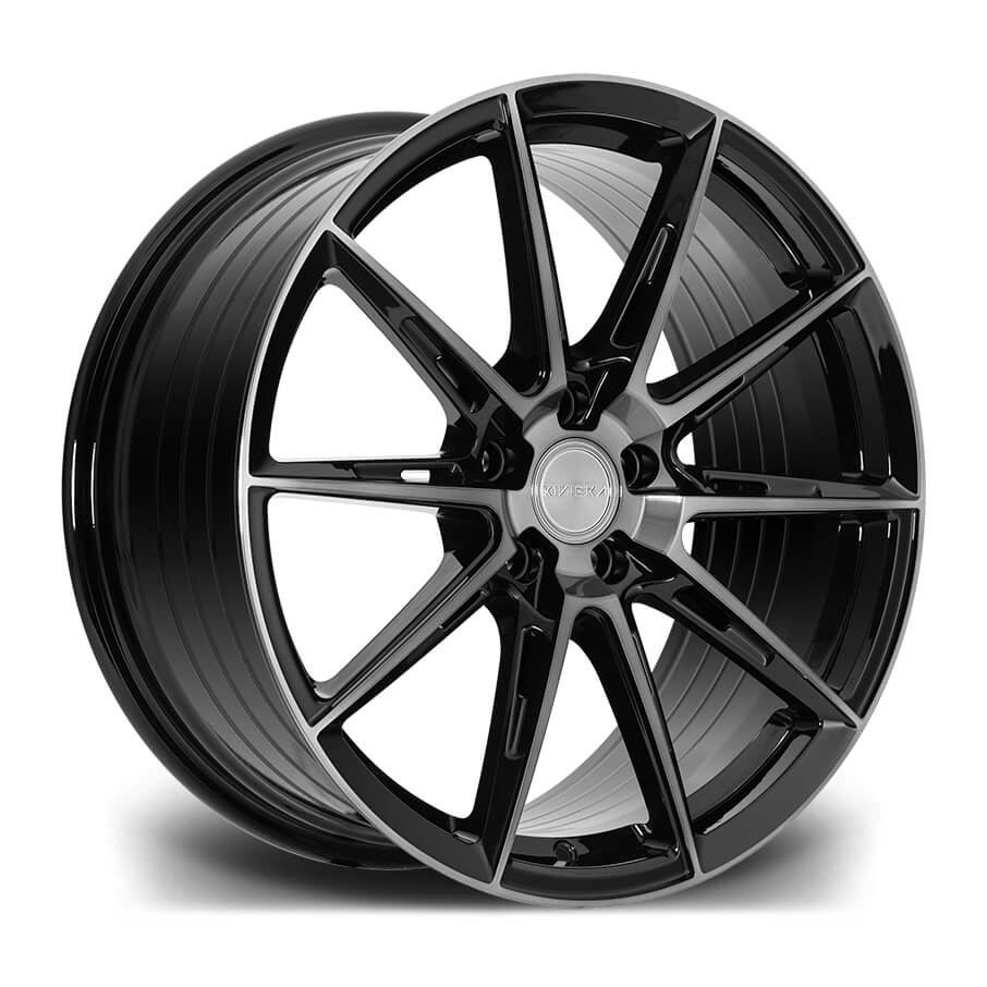 RIVIERA RF6 - Black Polish Dark Tint alloy wheel