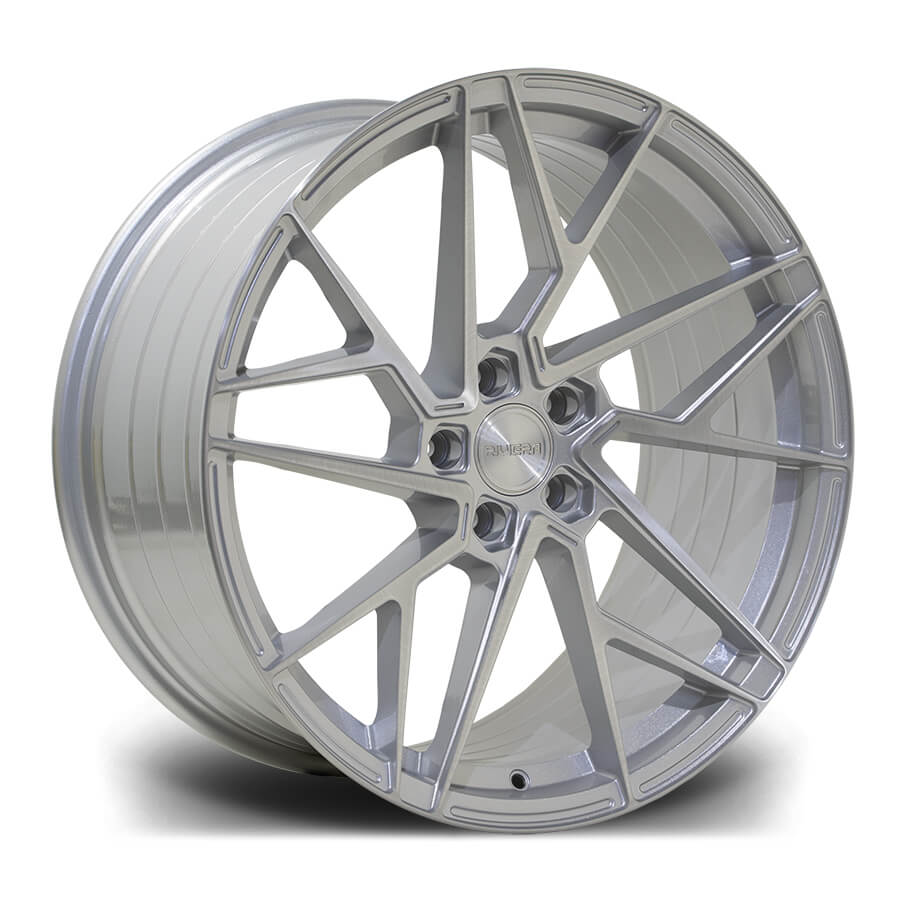 RIVIERA RF106 - Silver Brushed alloy wheel