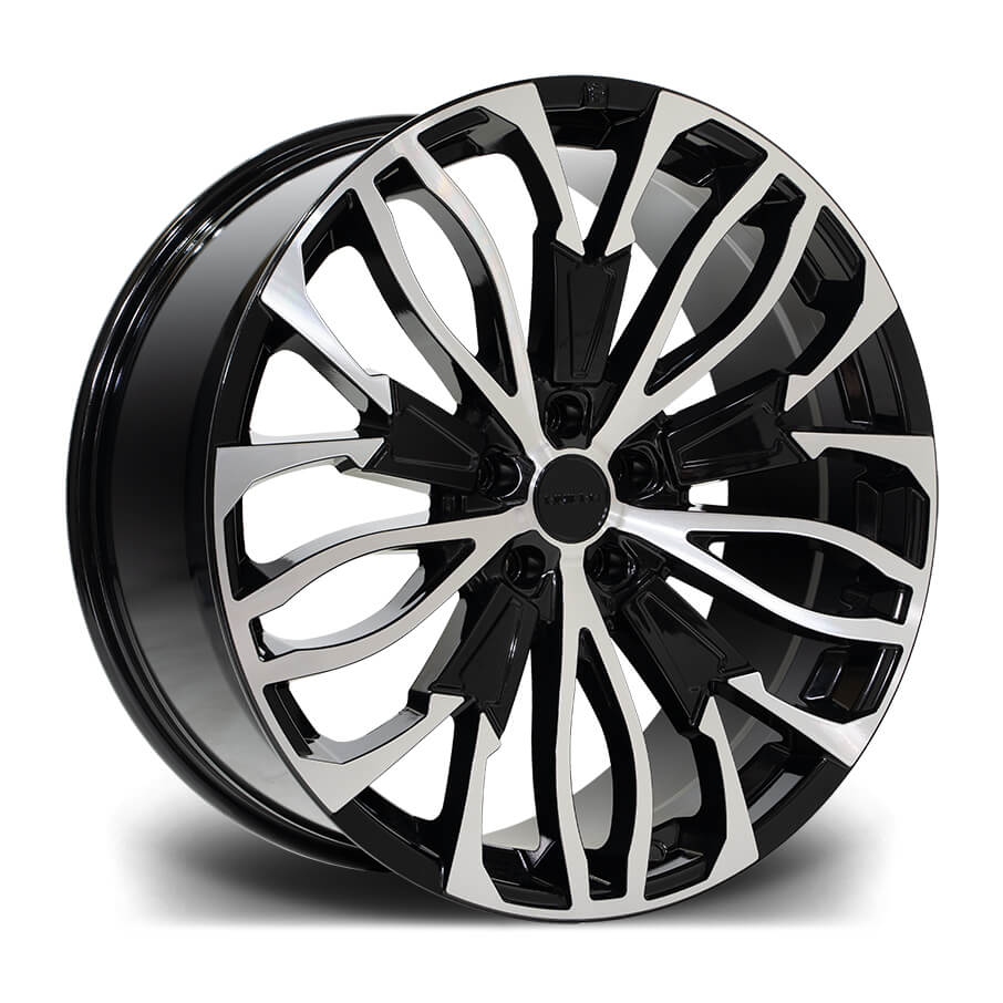 RIVIERA RV134 - Black Polished alloy wheel