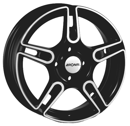 Ronal R52 - Black Polished alloy wheel