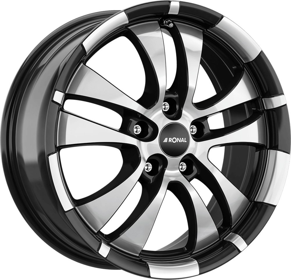 Ronal R59 - Jet Black Polished alloy wheel